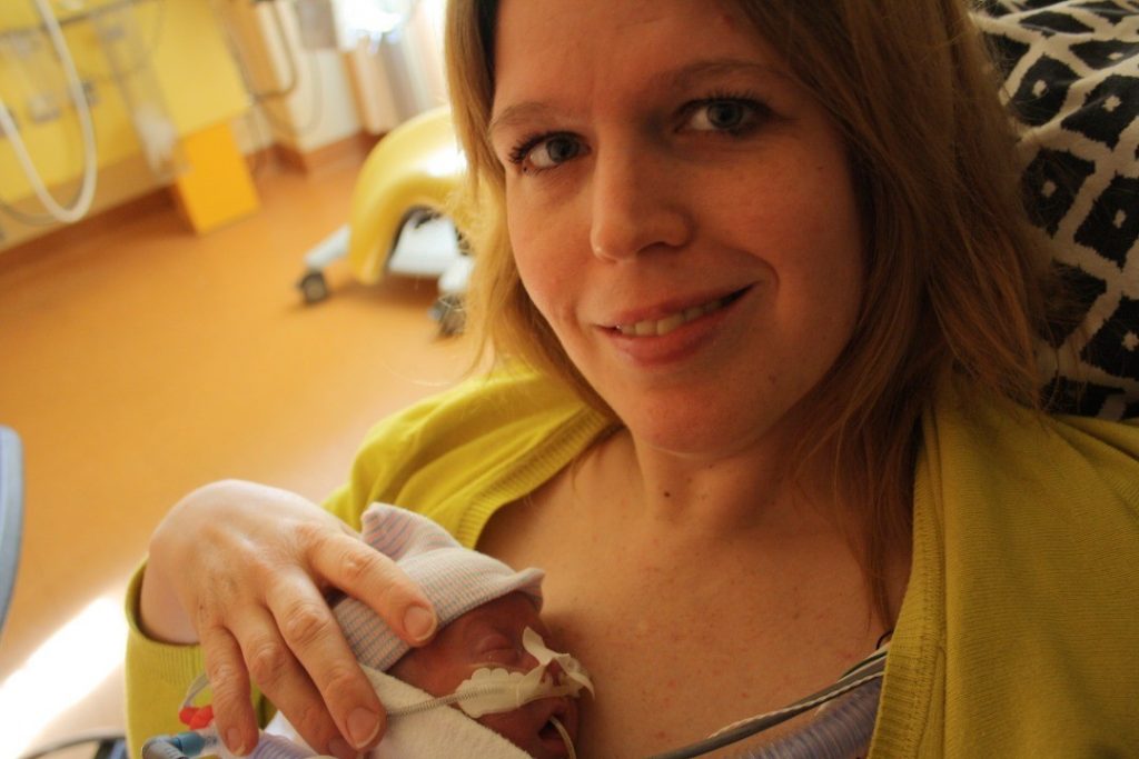 Vroeggeboren baby Ilay bij 28 weken