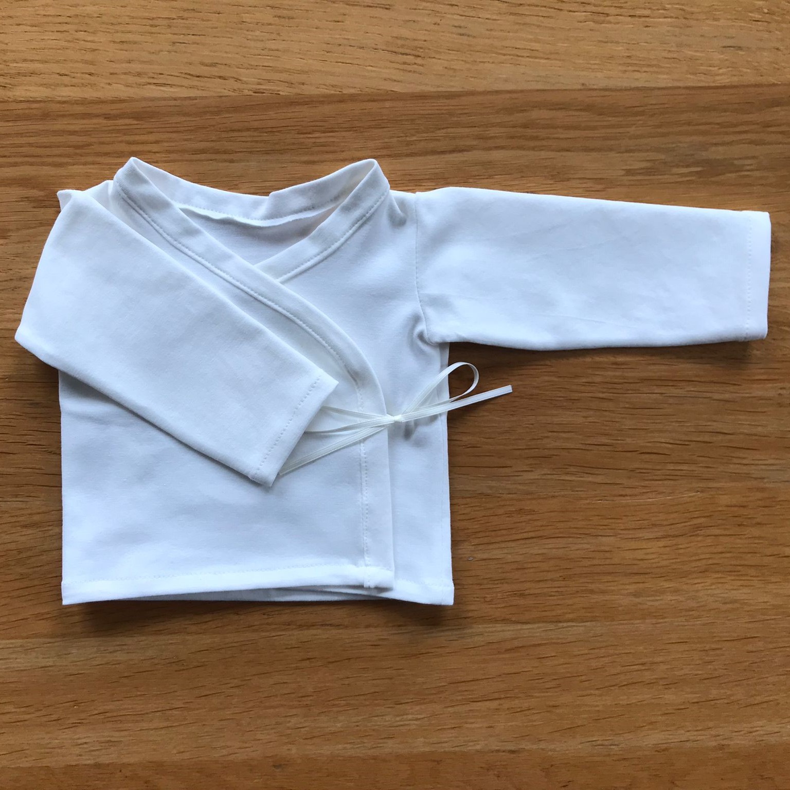 Prematuur overslagshirtje offwhite