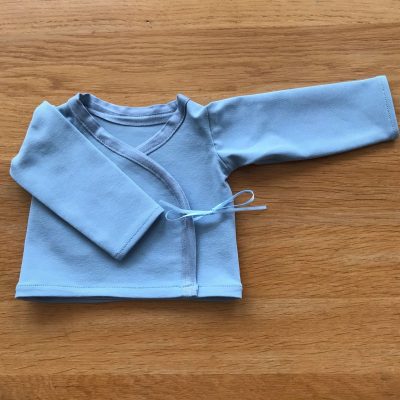 Overslagshirtje ijsblauw
