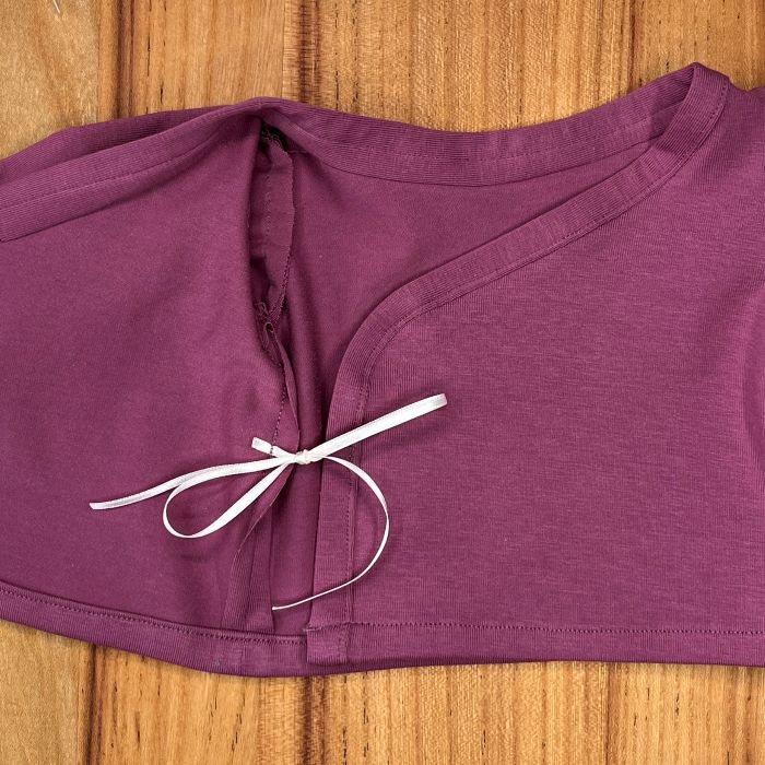 Prematuur overslagshirtje Mauve