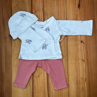 Prematuren babykleding Pip roze