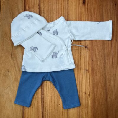 Prematuur kleding Pip blauw