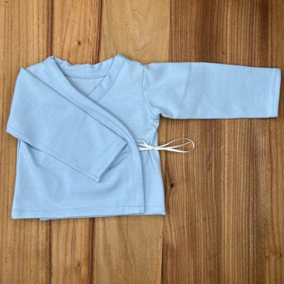 Prematuur overslagshirtje Lichtblauw