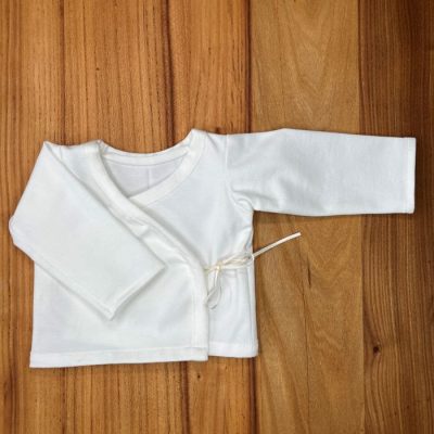 Prematuur overslagshirtje Offwhite