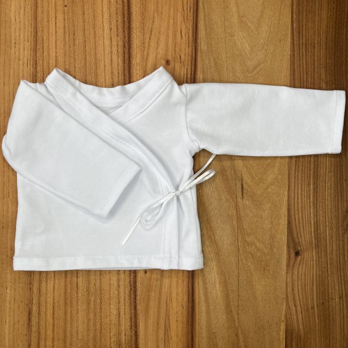 Prematuur overslagshirtje Wit
