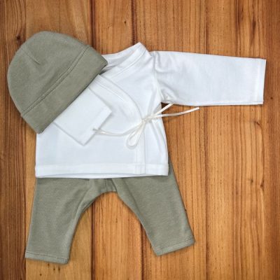 Prematuur kleding Olijf